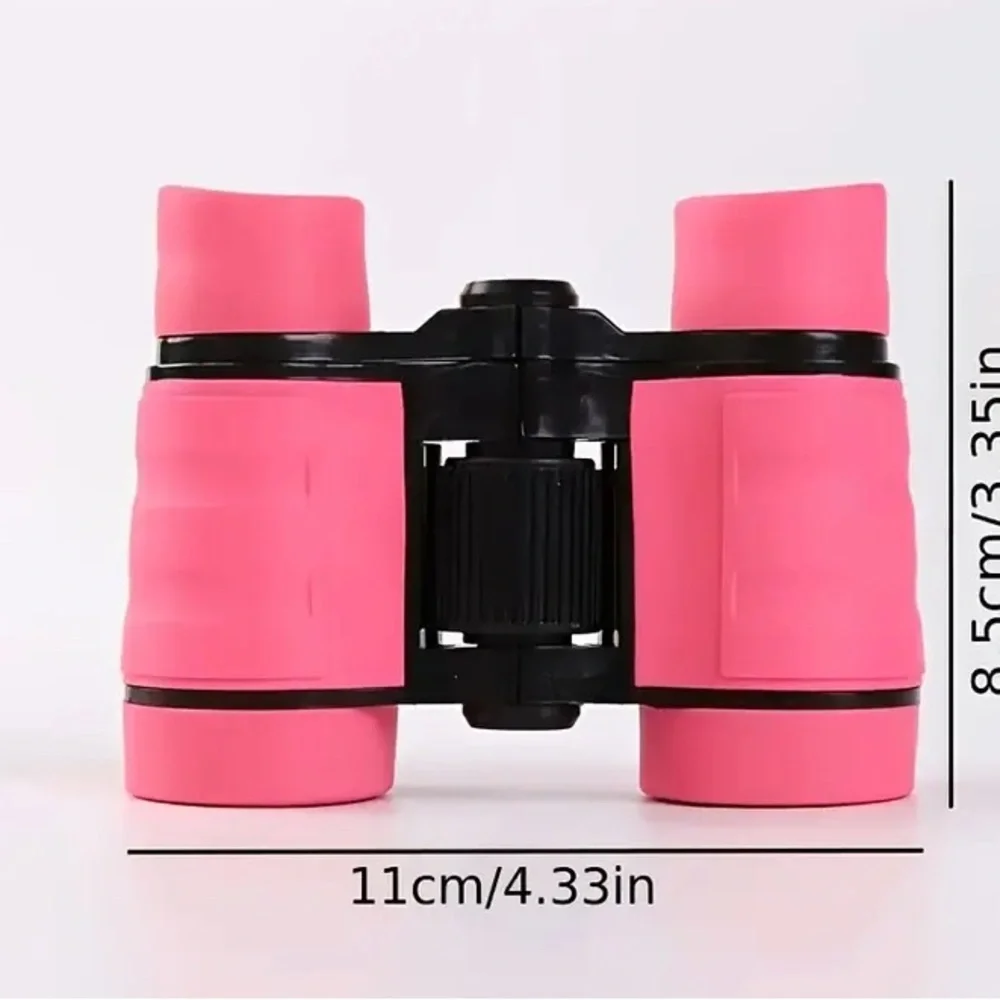 Kid’s Vibrant Pink Binoculars with Black Trim